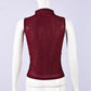 Women Sequin Mesh Tank Tops Turtle Neck Sleeveless Rhinestone Decor Slim Fit Summer Vest Shirts Sparkly Party Clubwear