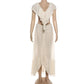 2 Piece Sets Transparent Chiffon Ruffle Long Skirt and Top Matching Sets Elegant Holiday Outfits Woman