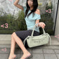 Chic 2-Piece Set Women Slanted Shoulders Rhinestone Decoration t-Shirt+Patchwork Lace Skirt Daily Fashion Leisure Suit
