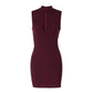 Back Zipper Sleeveless Hollow Mini Dress Club Wear Sexy Black Bodycon Dresses for Women Summer Clothes 2026