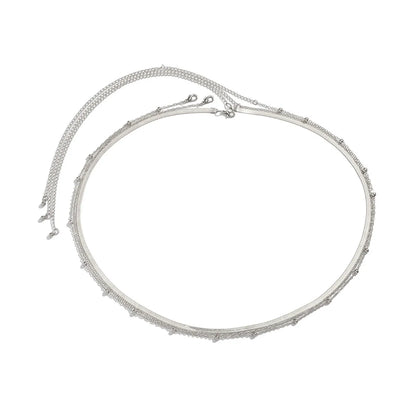 Sexy Flat Snake Chain Waist Belly Belt for Women Summer Beach Bikinis Simple Body Chain Festival Jewelry Accessories