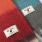 Retro Plaid Striped Plush Scarf for Women