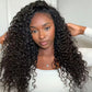 Transparent Lace Deep Wave Frontal Wig Jerrly Curly Lace Front HumanHair Wig For Deep Curly Water Wave Wig