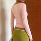 Sexy Simple 2 Piece Set Women Autumn Trend Line Patchwork Low-Neck Full Sleeve T-Shirt+Bandages Skirts Fashion Suits