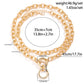 2Pcs Exaggerated Big Heavy Metal Chunky Chain Necklace Women Goth OT Buckle Circle Pendant Choker Grunge Jewelry Steampunk Men