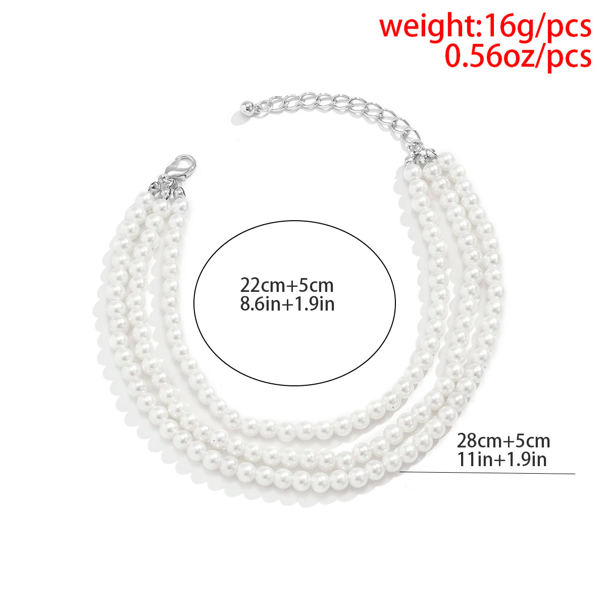 1PC Multilayer Tassel Pearl Chain Anklets Women Lady High Heel Ankle Bracelet Barefoot Sandals Prom Foot Party Jewelry