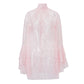 Coastal Beach Sheer Lace Cover Up Mini Dress High Neck Flare Sleeve Bikini Wrap Vacation Resort Swim Outerwear