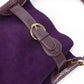 2025 Autumn New Arrivals Casual Edgy Style Suede Matte Finish Buckle Crossbody Bucket Bag For Woman