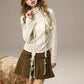 Women's Lace Turtleneck Sweater with Flare Long Sleeve, Slim Fit Solid Tee for Daily, Elegant Cozy Casual Fitted Blouse
