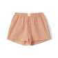 Women Y2k Gingham Boxer Shorts Stripes Button Elastic Waist Boxers Cute Mini Bloomers Plaid Loose Fit Boy Shorts