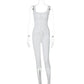 Sexy Ribbed Shorts 2 Piece Sets Women Bandage Sleeveless Tops And Skinny Shorts Fashion Lace-up Tops Two Piece Sets