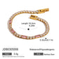 Zircon Star Metal Chain Bracelet Bangle Gold Plated Stainless Steel Watproof Summer Trendy Wrist Jewelry For Women