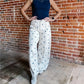 Polka Dot Jeans Women Y2K Print High Waisted Wide Leg Denim Pants Vintage Stretchy Boyfriend Jeans 90s 00s Streetwear