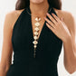2025 Fashion Retro Square Long Tassels Pendant Necklace Women's Creative Minimalist Geometric Party Banquet Jewelry