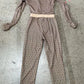 Casual Sporty Jumpsuits Women Chic Coins Print Elastic Thin Hipster Workout Streetwear Fitness Body-Shaping Overalls