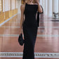 Diagonal Collar Sleeveless Sexy Maxi Dress For Women Fashion Off-shoulder Sleeveless Bodycon Long Dress Elegant