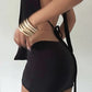 Sexy Summer 2-Piece Set Women Halter Deep Swing Collar Backless Camisole+Shorts Matching Sexy Clubwear Skinny Outfits