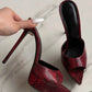 2026 Summer Women's Pointed Toe Open Toe Stiletto Cool Slippers Fashion Women's Wedding Dance Shoes