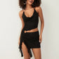 Fashion Women Summer Mini Beach Dress Sleeveless Backless Halter Neck Printed Dress for Beach Holiday Party Clubwear