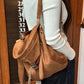 Y2K Preppy Solid Bunny Ear Hat Belt Buckle Backpack For Women