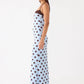 Polka Dot Backless Sexy Maxi Dress Women Elegant Halter Off-shoulder Sleeveless Bodycon Club Party Long Dress Female