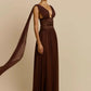 Deep V Neck Backless Sexy Maxi Dress Women Elegant Sleeveless Backless Bodycon Pleated Club Party Long Dress Female