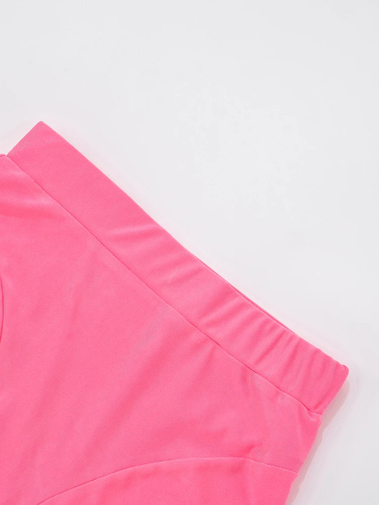 Casual Sporty Long Pants Women 2025 New Style Solid High Waist Skinny Peach Hip Look Slimmer Simple Fashion Trousers