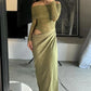 Off Shoulder Long Dresses See Through Mesh Spliced Black Dinner Dress Sexy Elegant Birthday Outfits