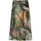 2025 Summer New Arrival Light Multi-color Oil Painting Style Graphic Maxi Skirt For Woman