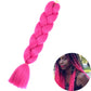 Synthetic Jumbo Braiding Hair Extension 24 Inch Heat Resistant Fiber In Bulk Ombre Jumbo Braids Hair For Black Women