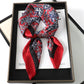 Luxury Square Silk Hair Scarf Women Neck Muffler Hijab Lady Shawls Handkerchief Print Female ScarvesHead Bandana Bufanda