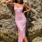 Shiny Sequins Long Dress Woman Low-Neck Backless Sleeveless High Waist Robe Summer Vacation Elegant Style Vestidos