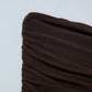 Elegant Long Dresses Summer See Through Mesh Patchwork Strapless Pleated Dress Party Night Elegant