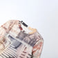 Colorful Print 2-Piece Set Women o-Neck Full Sleeve Crop Top+Elastic Waist Simple Pant See Through Sexy Street Suit