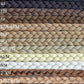 Ponytail Extensions Synthetic Boxing Braids Wrap Around Chignon Tail With Rubber Band Hair Ring 34 "DIY Brown Ombre Braid