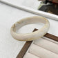 Creative Boho Off White Resin Acrylic Bracelet for Women Fashion Stackable Geometric Bangle Steampunk Jewelry Daily Gift