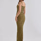 Women Elegant Lace Sexy Maxi Dress Sleeveless Spaghetti Strap Bodycon Dress Party Evening Cocktail Mermaid Dresses