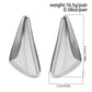Vintage Punk Smooth Metal Stud Earrings Women Trend Goth Geometric Piercing Earrings Ear Jewelry Accessories Gift