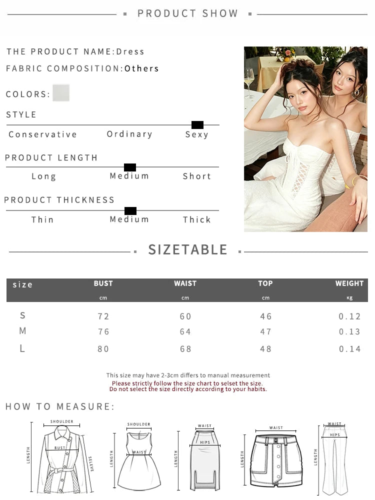 Bandage Tassel Tank Tops Cross Patchwork Jacquard Folds Low-Neck Music Festival Party Summer Sexy Hottie Streetwear