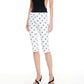 Women's Low Waist Polka Dot Capri Pants Slim Fit Cropped Leggings Casual Y2K Streetwear Summer Bodycon Trousers