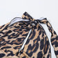 Leopard Print 2 Piece Sets Women Backless Halter Top and Long Skirt Sets Sexy Vacation Outfits Woman 2024