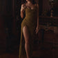 Floral Mesh Maxi Dress Women Sweetheart Wide Strap Ruched High Slit Bodycon Formal Evening Wedding Guest Long Dress