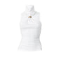 Gold Ring Turtleneck Tank Top White Sexy Sleeveless Tops Trending Women Summer Clothes 2025
