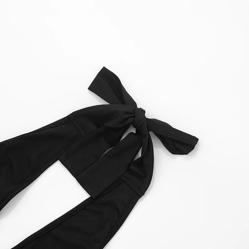 Halter Deep V-Neck Romper Women Fit Simple Sexy Basic Backless Sleeveless Skinny Stretch Casual Streetwear Playsuit