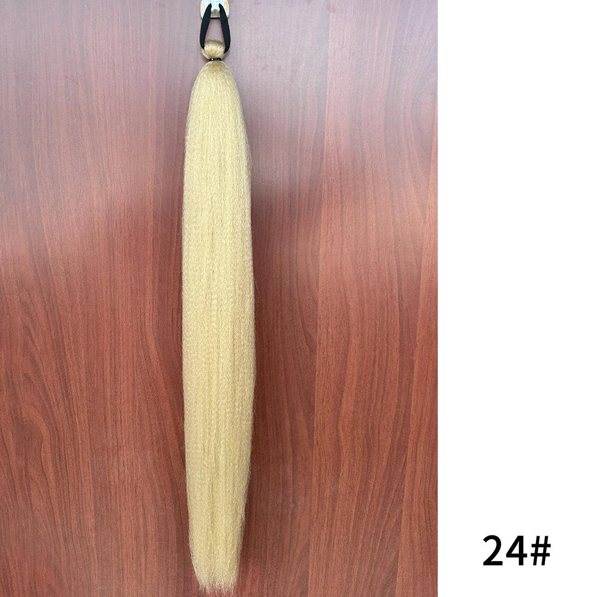 Synthetic Long Straight Ponytail Extensions With Rubber Band DIY Braided Ponytail Purple Hair Accessories for Halloween