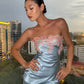 Patchwork Lace Flower Maxi Dress Women Chest Wrap Sleeveless Skinny Summer Fashion Chic Elegant Beach Party Vacation