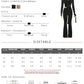 Irregular Knot 2-piece set Women Patchwork Full Sleeve Hollow Top+Flare Pants Sexy Tassel Stretch Clubwear Overalls