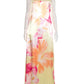 Satin Print Off-shoulder Sexy Maxi Dress Women Gown Elegant Strapless Sleeveless Backless Club Party Long Dresses