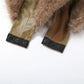 Faux Fur Trim PU Leather Shorts Jumpsuit Deep V Neck Sleeveless Backless Romper Sexy Onesie Woman Club Outfit