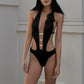 Beach Vacation Bodysuit Women Pearl 3d Flowers Sexy Backless Sleeveless Stretch Midnight Party Hollow Wild Y2K Tops